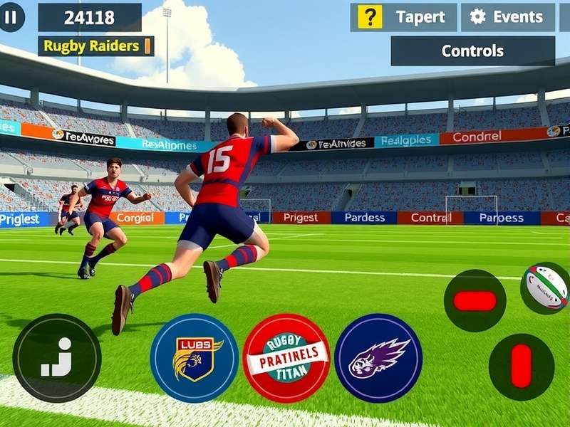 Rugby Raiders Titan gameplay screenshot